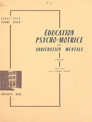 cover image of Éducation psycho-motrice et arriération mentale